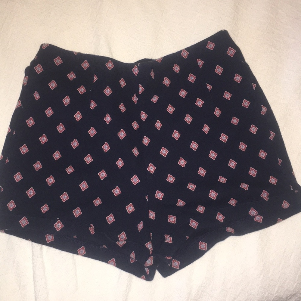 High-waisted shorts